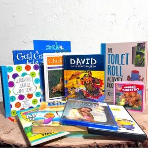 5lbs Kid Books & DVDs & Bubble Fidget - Keep what you want and reposh the rest!